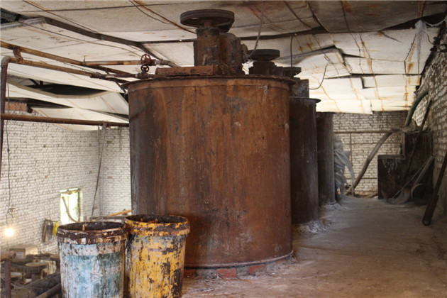 硅線石車間一角