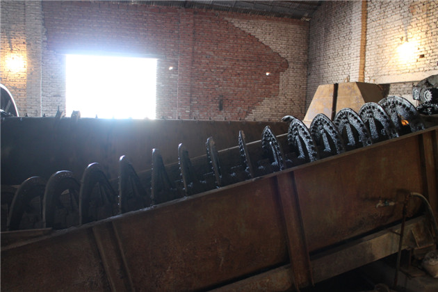 硅線石車間一角